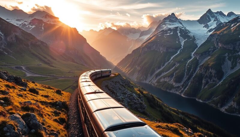 Iconic train routes in Switzerland
