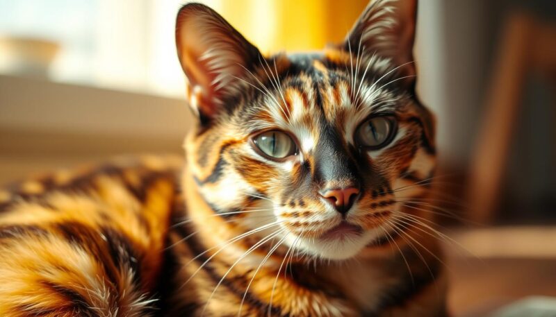 Tortoiseshell Cat coat pattern