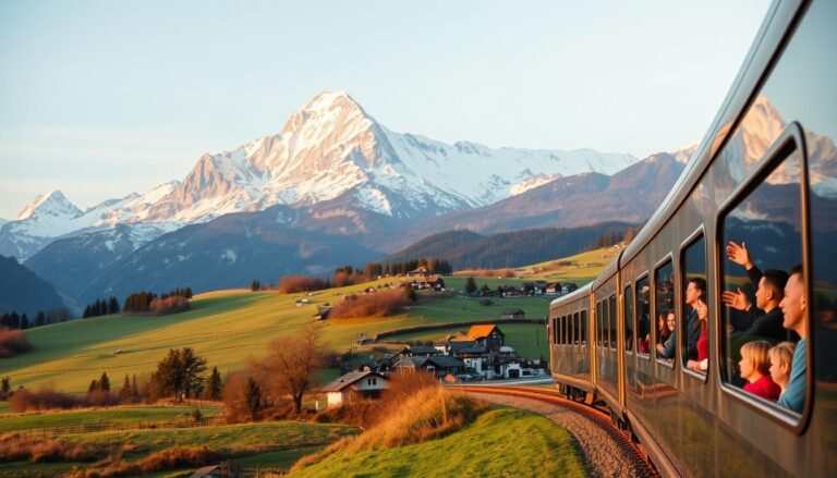 Train Routes in Switzerland